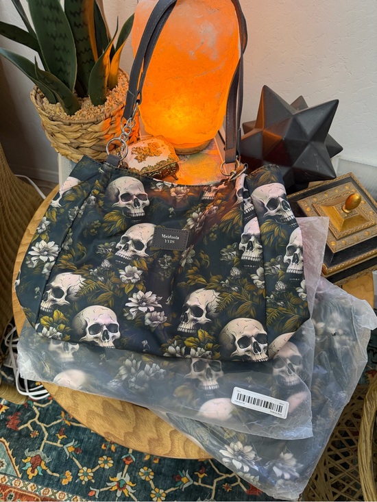 Hsiacd f Handbags - Skull Floral Shoulder Bag Bundle of 3 Gothic Purses